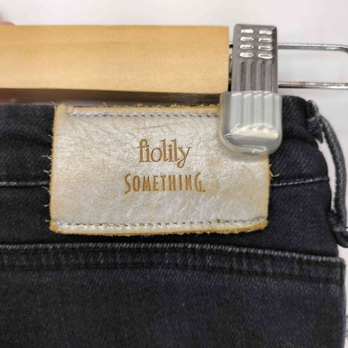 サムシング SOMETHING FIOLILY FRINGE FLARE DENIM レディース FREE