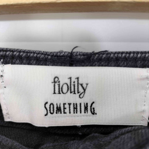 サムシング SOMETHING FIOLILY FRINGE FLARE DENIM レディース FREE