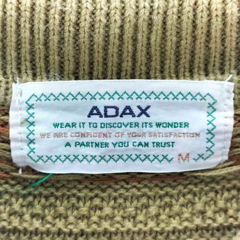 ADAX 半袖ポロニット メンズ JPN:M