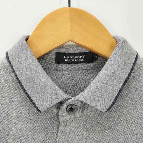 バーバリーブラックレーベル BURBERRY BLACK LABEL ホース刺繍ロゴ ポロシャツ メンズ 2