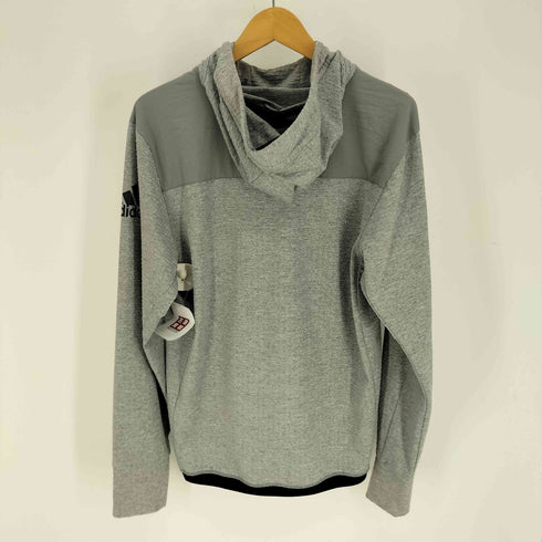 アディダス adidas Workout Hoodie 異素材 切替 プルオーバー パーカー メンズ JPN:M