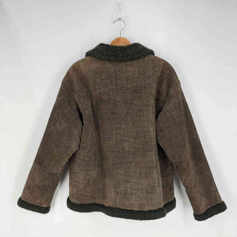 VIA NUOVA PELLE 裏地ボア ピッグレザー ジャケット メンズ import:L