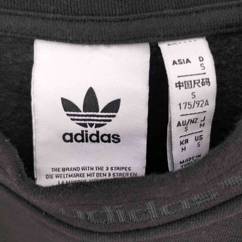 アディダスオリジナルス adidas Originals Trefoil Linear Crew Sweatshirt レフォイル リニア ラベル クルー スウェット メンズ import:M