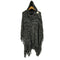 ノーアイディー NO ID. 13AW KN-3G-AW ニット フリンジ ポンチョ メンズ ONE SIZE