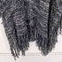 ノーアイディー NO ID. 13AW KN-3G-AW ニット フリンジ ポンチョ メンズ ONE SIZE