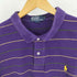 ポロバイラルフローレン Polo by RALPH LAUREN ポニー 刺繍 ボーダー S/S ポロシャツ メンズ import:XL