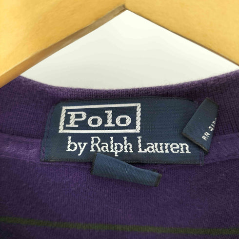 ポロバイラルフローレン Polo by RALPH LAUREN ポニー 刺繍 ボーダー S/S ポロシャツ メンズ import:XL