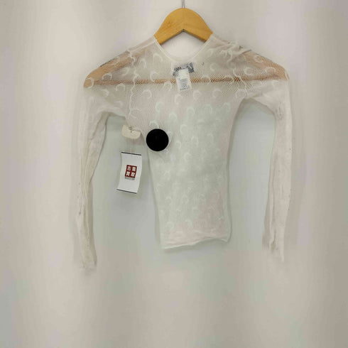 マリーンセル MARINE SERRE SS20 ロゴメッシュカットソー レディース JPN:M