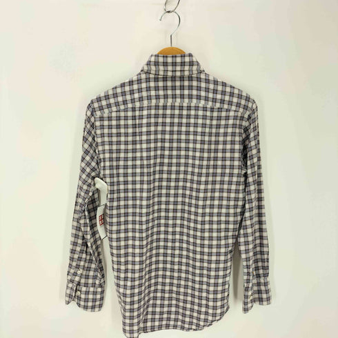 フィナモレ FINAMORE カッタウェイ チェックシャツ メンズ 15/38