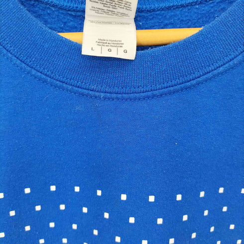 ギルダン GILDAN ピクセルサンタプリント クルーネックスウェット メンズ import:L