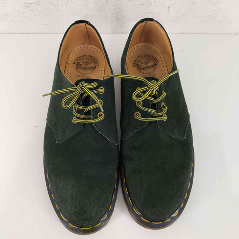 ドクターマーチン Dr.Martens 英国製 SUEDE 3ホールシューズ Green Night メンズ UK:10