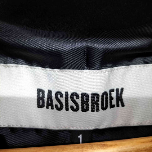 バージズブルック BASISBROEK メルトンウールスタンドカラーコート メンズ JPN:1