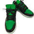 ジョーダンブランド JORDAN BRAND 2023年 エア ジョーダン 1 ロー ブラック/ブラック-ラッキーグリーン-ホワイト メンズ JPN:26