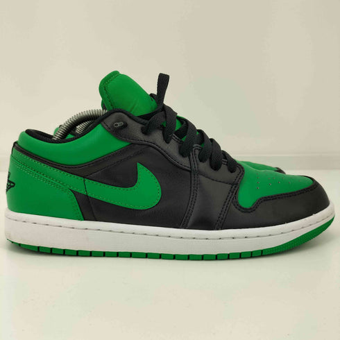 ジョーダンブランド JORDAN BRAND 2023年 エア ジョーダン 1 ロー ブラック/ブラック-ラッキーグリーン-ホワイト メンズ JPN:26