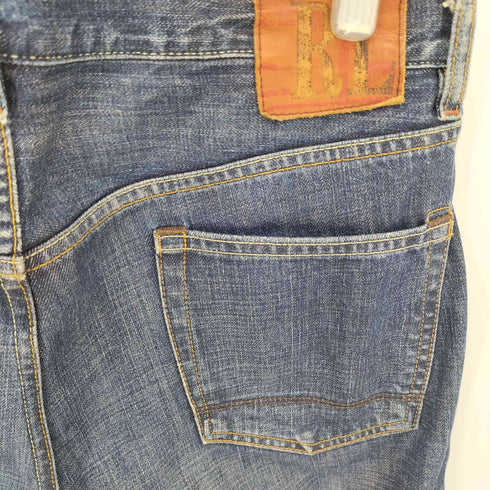 ポロジーンズ RL POLO JEANS CO. ボタンフライデニムパンツ セルビッチ メンズ 33×32