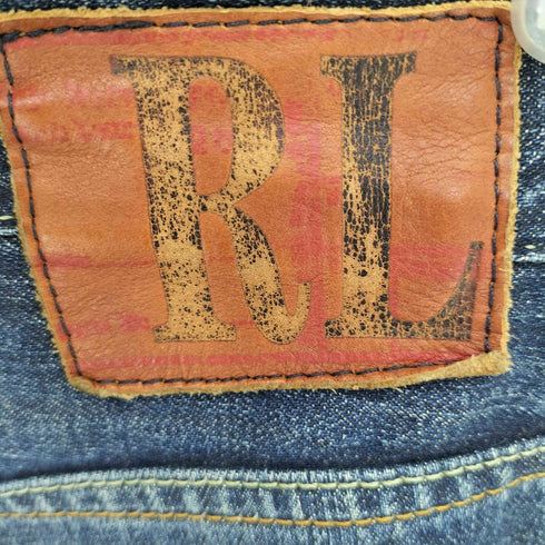ポロジーンズ RL POLO JEANS CO. ボタンフライデニムパンツ セルビッチ メンズ 33×32