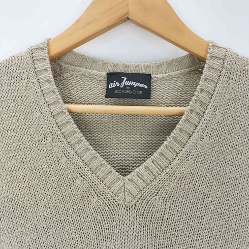 SCAGLIONE air jumper by SCAGLIONE コットンニットベスト メンズ