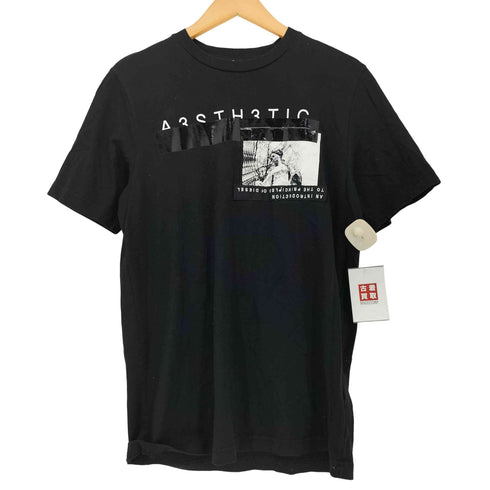 ディーゼル DIESEL フォトプリント フロントテープ S/S Tシャツ メンズ import:S