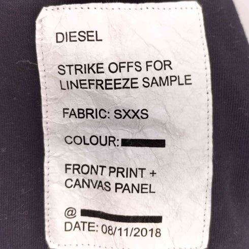ディーゼル DIESEL フォトプリント フロントテープ S/S Tシャツ メンズ import:S