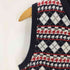 フレッドペリー FRED PERRY アーガイルチェック ニットベスト メンズ JPN:M