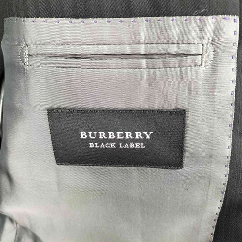 バーバリーブラックレーベル BURBERRY BLACK LABEL ストライプ テーラードジャケット スラックス メンズ