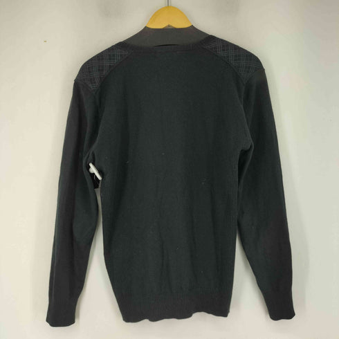 バーバリーブラックレーベル BURBERRY BLACK LABEL カシミヤ混コットンニット メンズ JPN:2