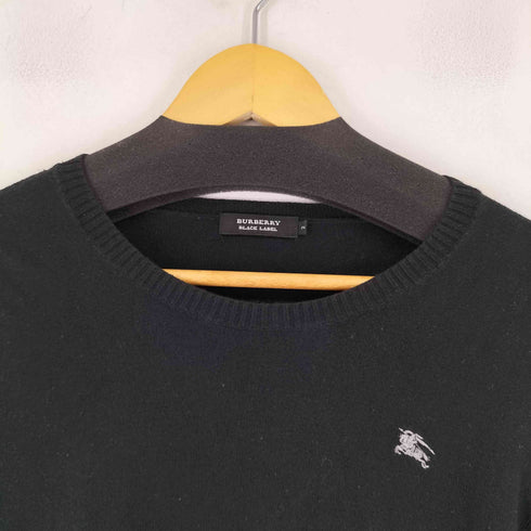 バーバリーブラックレーベル BURBERRY BLACK LABEL カシミヤ混コットンニット メンズ JPN:2