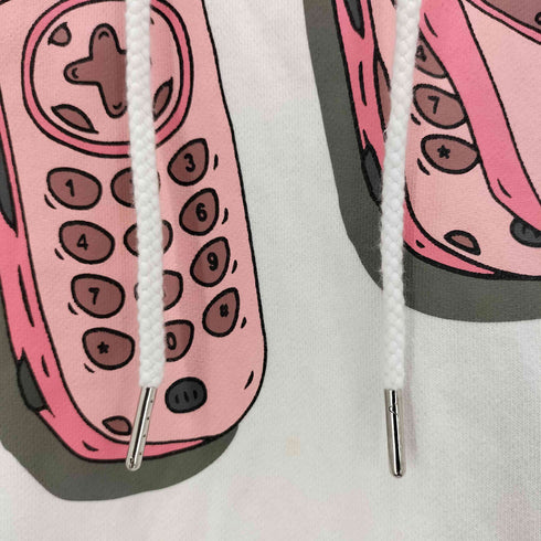 DIPLOMATS EMPIRE DIPSET EMPIRE COMIC COLLECTION PINK FLIP PHONE HOODIE メンズ import:M