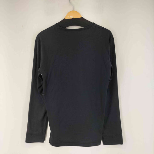 ブラックレーベルクレストブリッジ BLACK LABEL CRESTBRIDGE ロゴ刺繍 Vネック L/S Tシャツ メンズ JPN:3