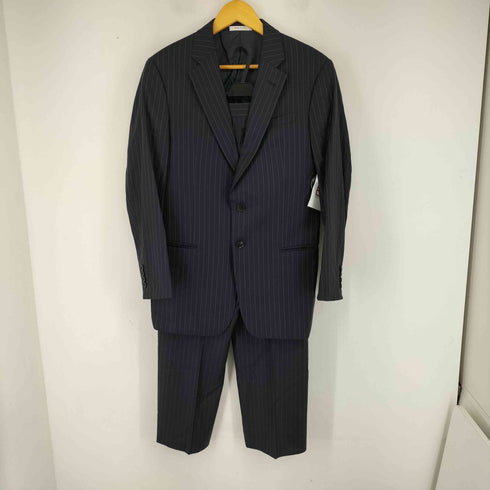 アルマーニコレツィオーニ ARMANI COLLEZIONI ストライプ テーラードジャケット スラックス メンズ
