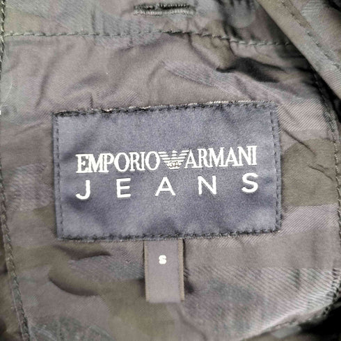エンポリオアルマーニジーンズ EMPORIO ARMANI JEANS カモ柄ナイロンブルゾン メンズ import:S