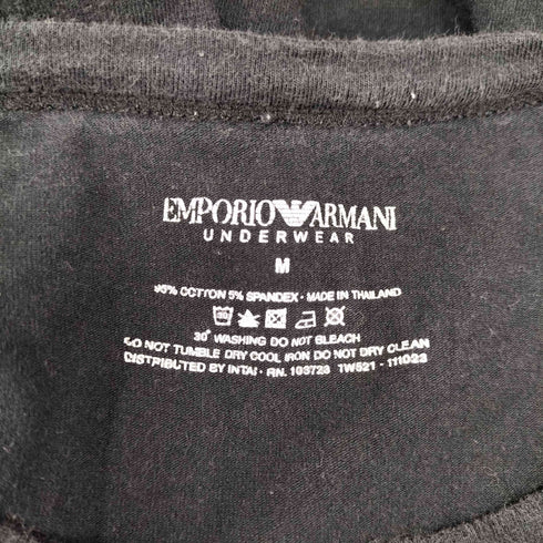エンポリオアルマーニ EMPORIO ARMANI ロゴプリント L/S Tシャツ メンズ JPN:M