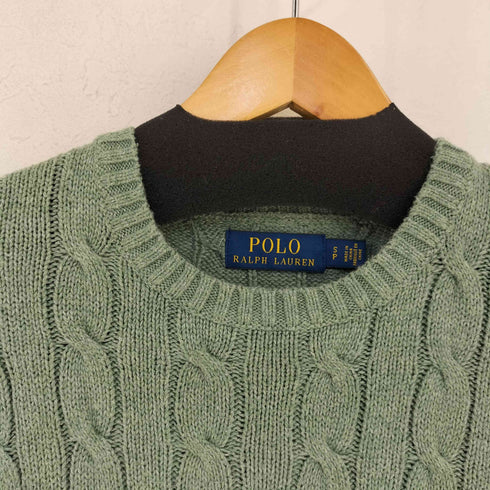 ポロラルフローレン POLO RALPH LAUREN ポニー刺繍 ケーブルニット メンズ JPN:S