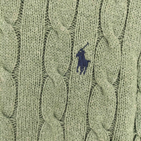 ポロラルフローレン POLO RALPH LAUREN ポニー刺繍 ケーブルニット メンズ JPN:S