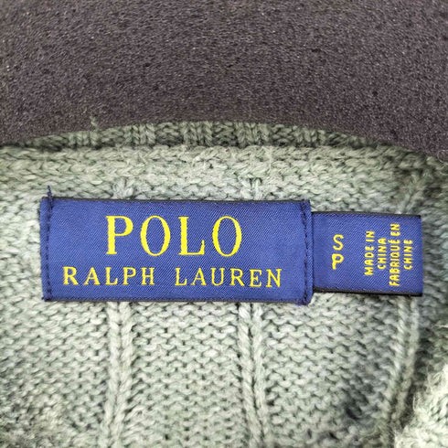 ポロラルフローレン POLO RALPH LAUREN ポニー刺繍 ケーブルニット メンズ JPN:S