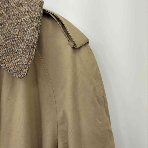 ロンドンフォグ LONDON FOG MAINCOATS 襟ツィード IDEALジップライナー付き トレンチコート メンズ 44REG