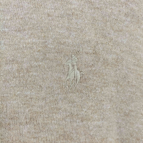 ポロラルフローレン POLO RALPH LAUREN PIMA COTTON ポニー刺繍 クルーネックカーディガン レディース JPN:M