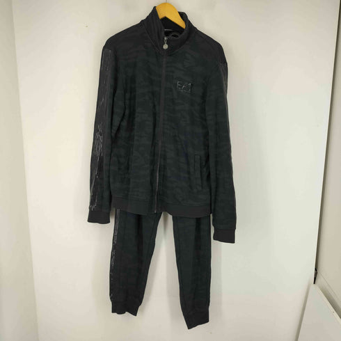 エンポリオアルマーニイーエーセブン EMPORIO ARMANI EA7 カモフラ トラックジャケット トラックパンツ メンズ JPN:L