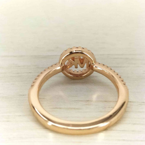 マイケルコース Michael Kors MKロゴ パヴェ サークル リング レディース 12号