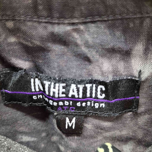 インザアティック In The Attic カットオフ加工 タイダイノースリーブシャツ メンズ JPN:M