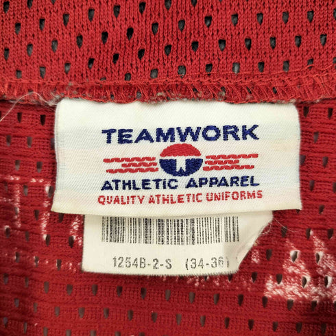 TEAMWORK USA製 ノースリーブ ベースボールシャツ メンズ