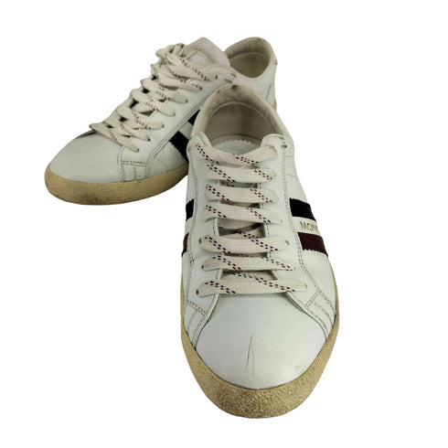 モンクレール MONCLER トリコロール レザースニーカー メンズ EUR:40