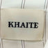 KHAITE シルク100 フリルストライプシャツ レディース JPN:S