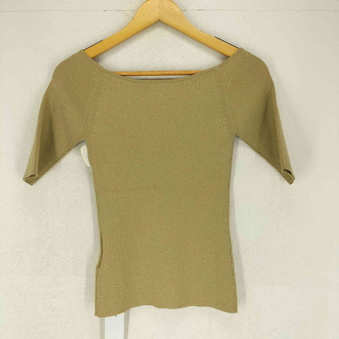 アンクレイヴ uncrave ドライタッチ ニット オフショル トップス レディース 1