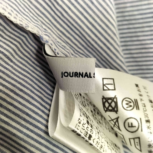 ジャーナルスタンダード JOURNAL STANDARD スキッパーギャザースリーブブラウス レディース