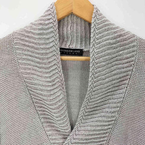 トゥモローランドトリコ TOMORROWLAND tricot ショールカラー リネンカーディガン メンズ