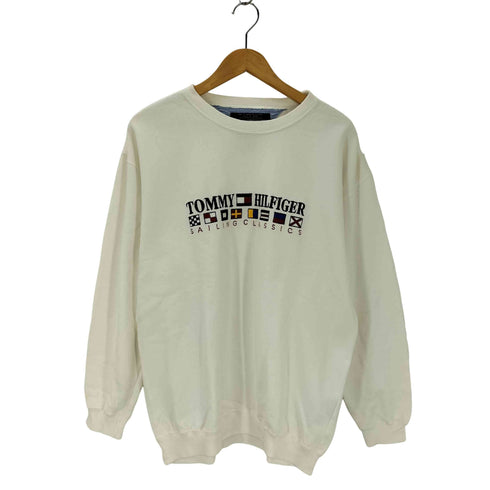 トミーヒルフィガー TOMMY HILFIGER フラッグ 刺繍ロゴ スウェット メンズ import:S