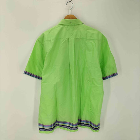 トミーヒルフィガー TOMMY HILFIGER 80'S 2ply fabric 半袖シャツ メンズ import:L