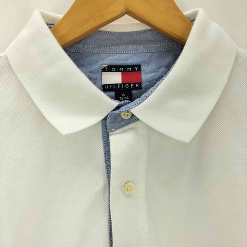 トミーヒルフィガー TOMMY HILFIGER フラッグ刺繍ロゴ ポロシャツ メンズ import:XL