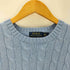 ポロラルフローレン POLO RALPH LAUREN ポニー刺繍 ケーブル編み コットンニット メンズ import:M